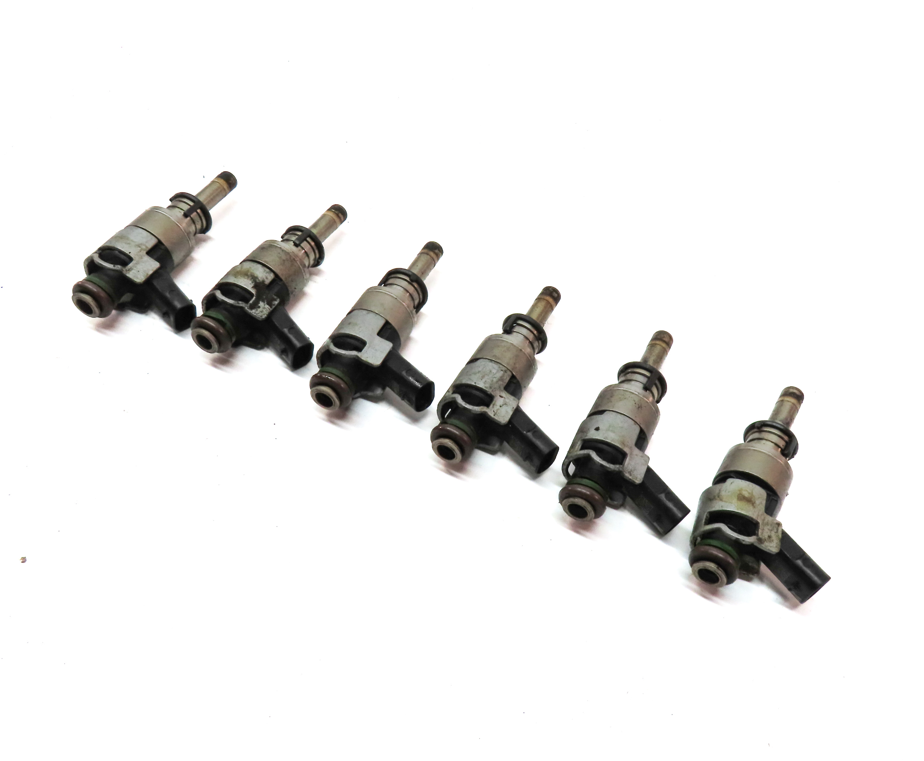 2011-2015 AUDI A6 A7 A8 Q5 Q7 S4 S5 (C7 D4 4L B8 8R 8T) 3.0L FUEL INJECTOR SET 6 — exact item pictured